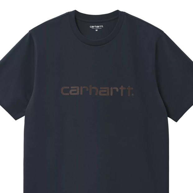 Carhartt Wip T-shirt Script Deep Night Palisander