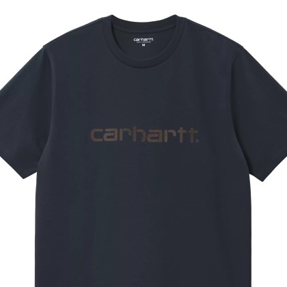 Carhartt Wip T-shirt Script Deep Night Palisander Carhartt Wip T-shirt Script Deep Night Palisander