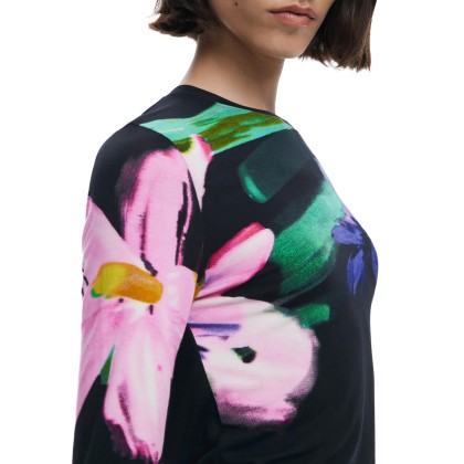 Desigual Longsleeve Lena Preto
