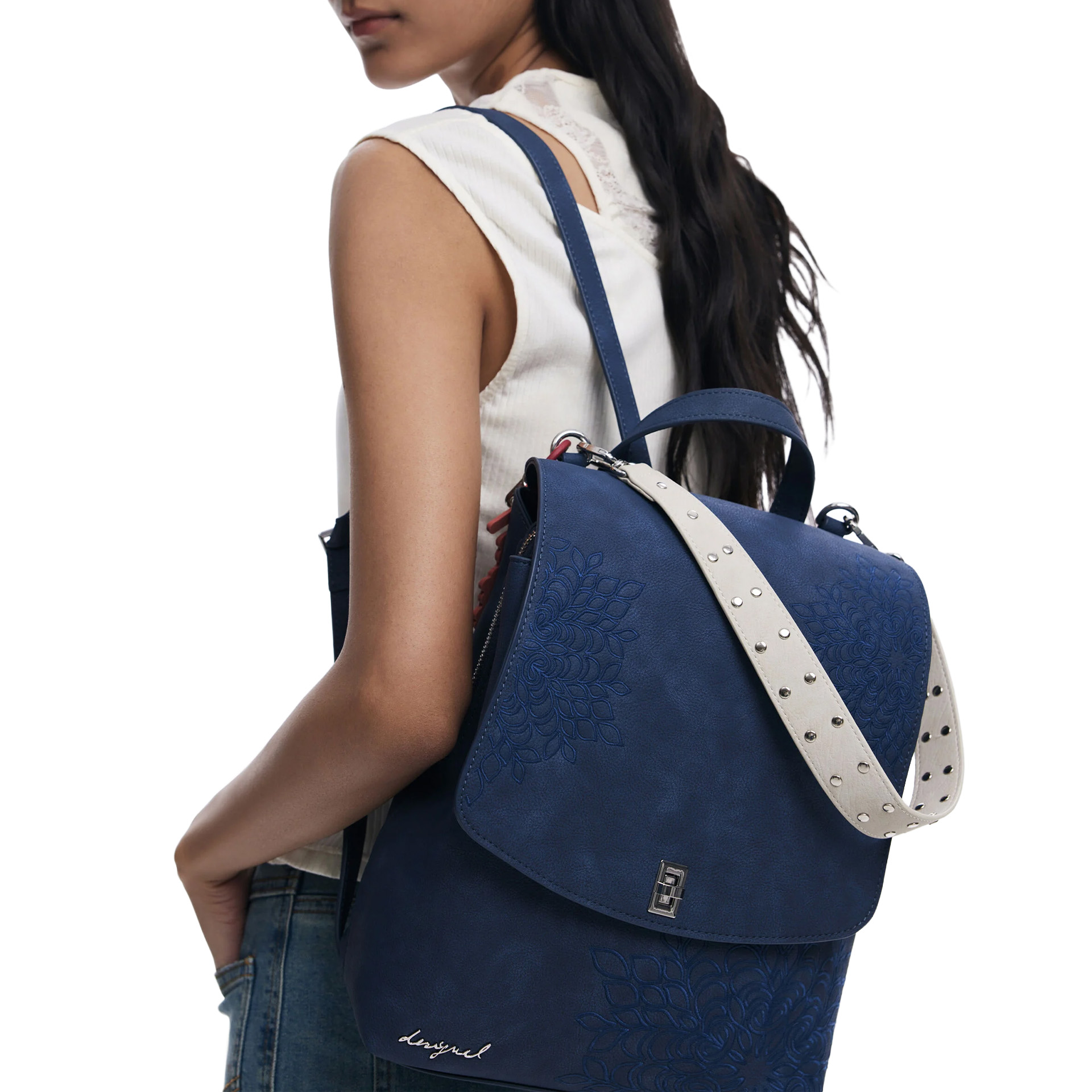 Desigual Mochila Sierra Sumyministrght Azul