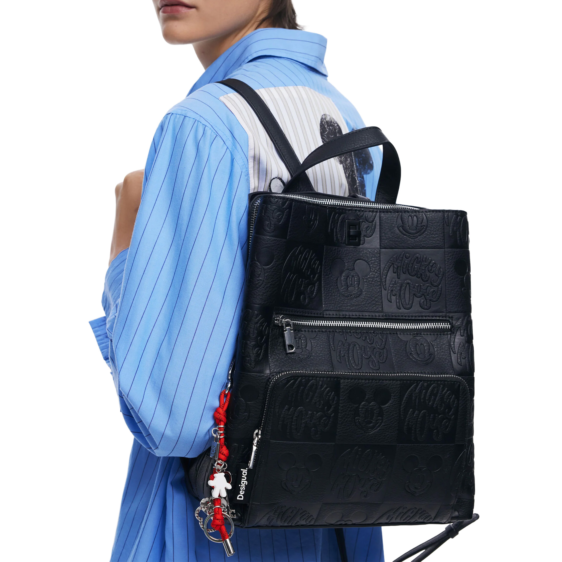 Desigual Mochila All Mickey Sumy Preto