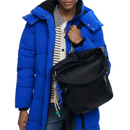 Desigual Mochila Half Logo Arica Preto