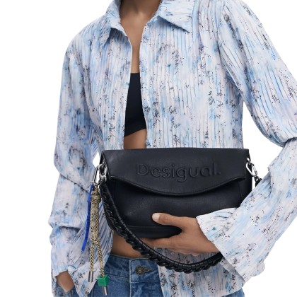 Desigual Mala Half Logo Trokel Preto