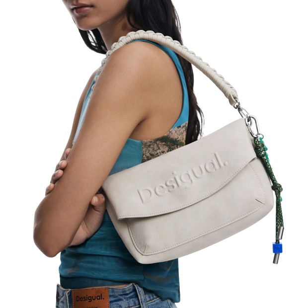 Desigual Mala Half Logo Montville Piedra Castanho