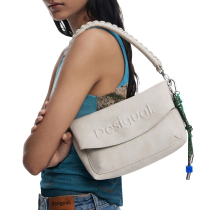 Desigual Mala Half Logo Montville Piedra Castanho