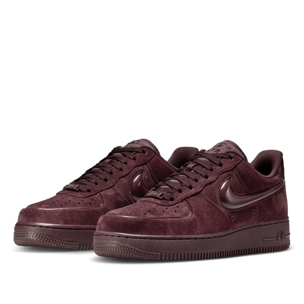 Nike Air Force 1  07 Burgundy Crush / Black