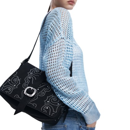 Desigual Mala Poker Face Posadas Mini 2.0 Preto