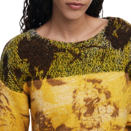 Desigual Camisola Adak Amarelo