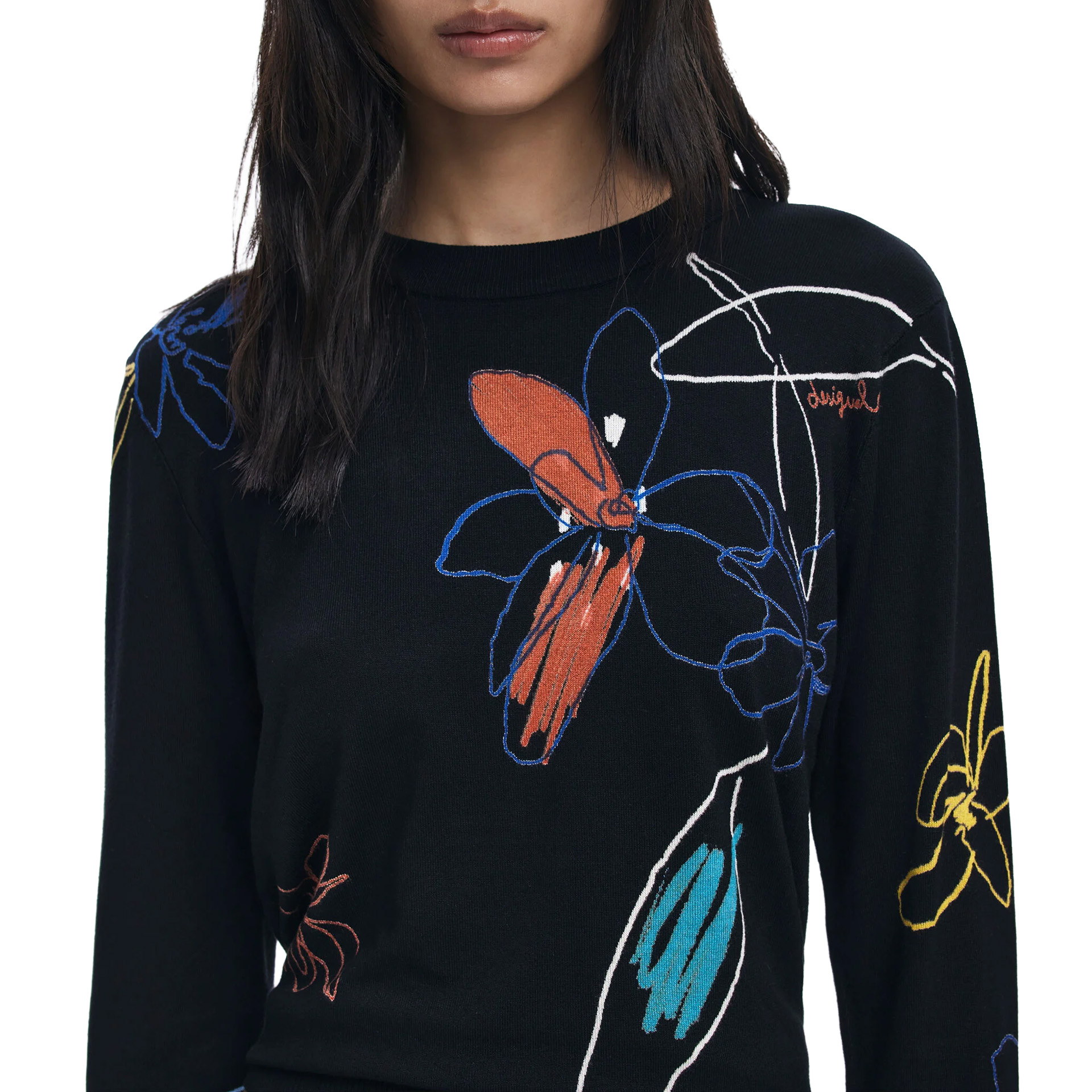 Desigual Camisola Arty Preto