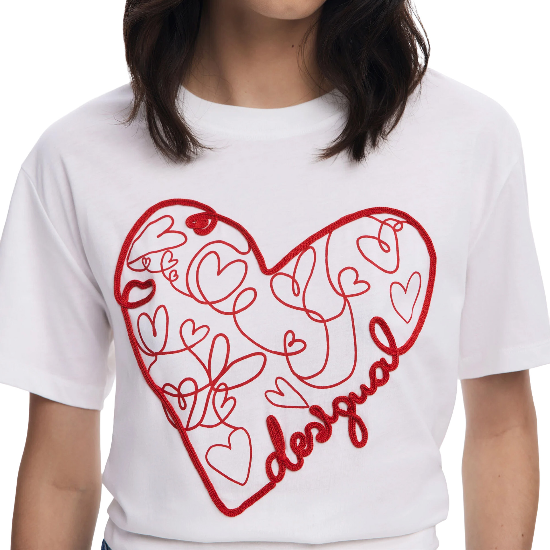 Desigual T-shirt Roma Branco