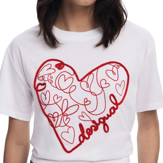 Desigual T-shirt Roma Branco