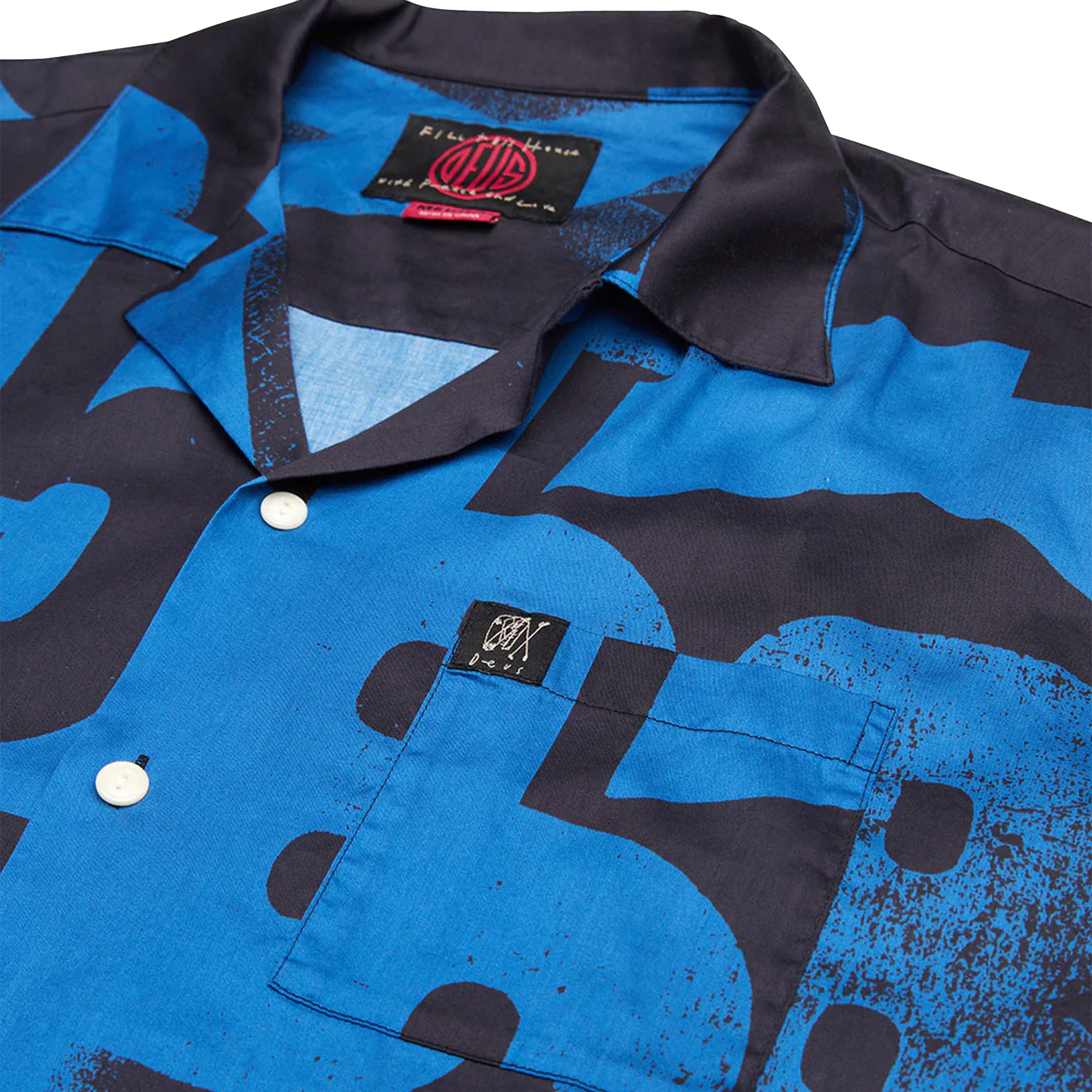 Deus Ex Machina Camisa Arithmetic Blue
