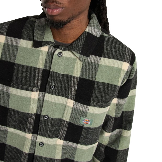 Dickies Camisa Plaid Coaling Sea Spray