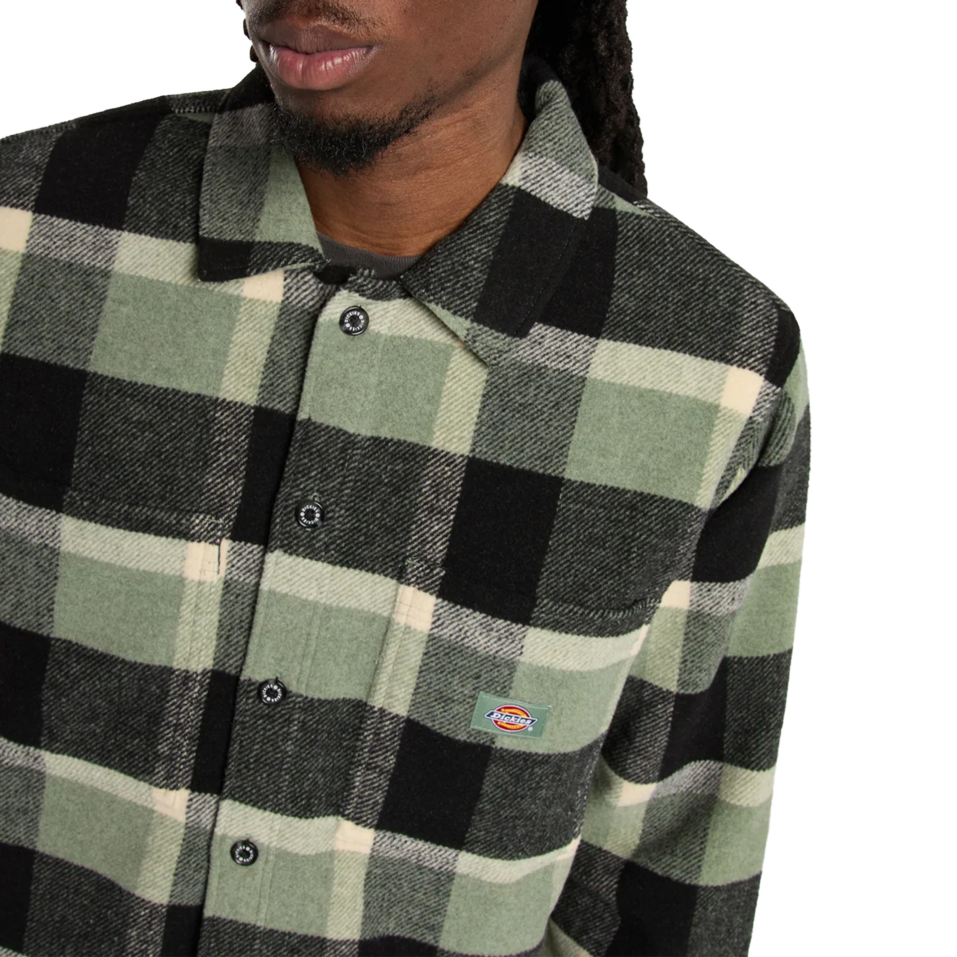 Dickies Camisa Plaid Coaling Sea Spray