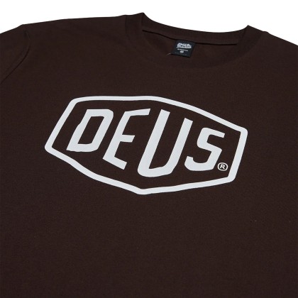 Deus Ex Machina T-shirt Shield Choc Brown Deus Ex Machina T-shirt Shield Choc Brown