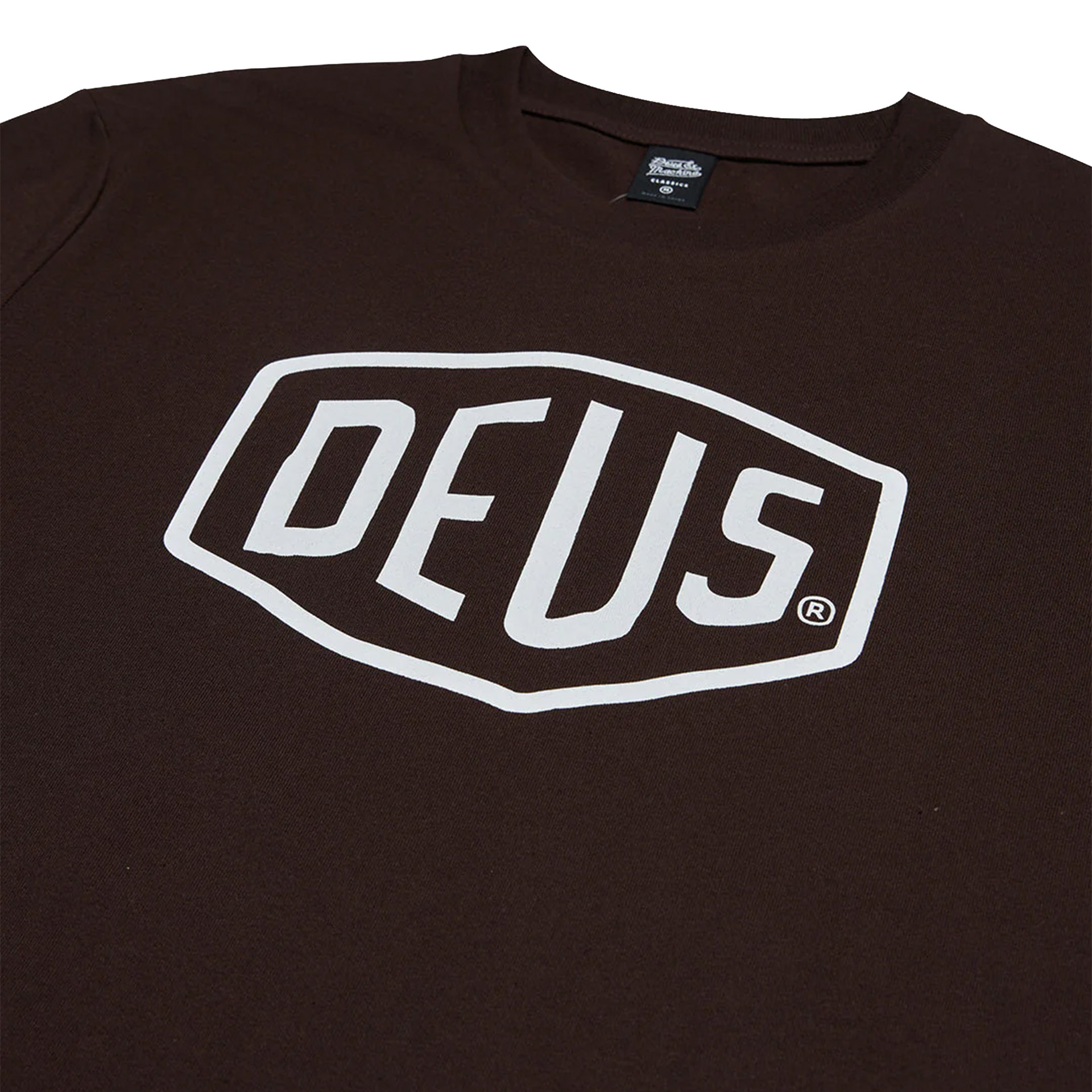 Deus Ex Machina T-shirt Shield Choc Brown