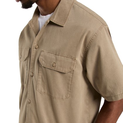Dickies Unionville Gd Work Shirt Ss Desert Sand