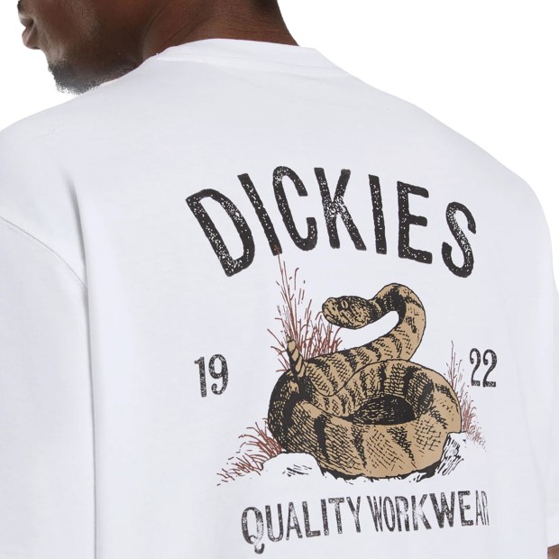 Dickies Snake Ss Tee White