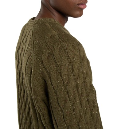 Dickies Camisola Vanleer Cable Military Green