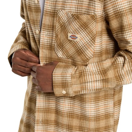 Dickies Camisa Forest Check Wood Ash Dickies Camisa Forest Check Wood Ash