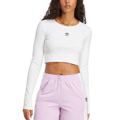 adidas Originals Longsleeve Essentials Crop White