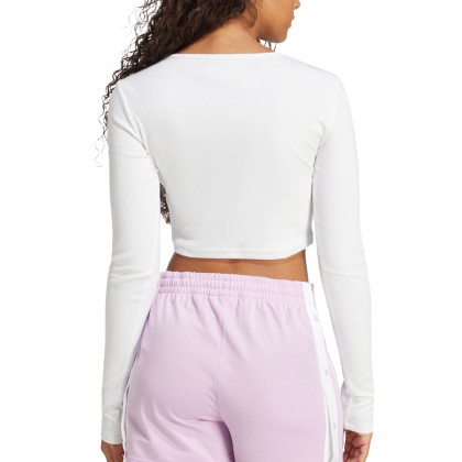 adidas Originals Longsleeve Essentials Crop White