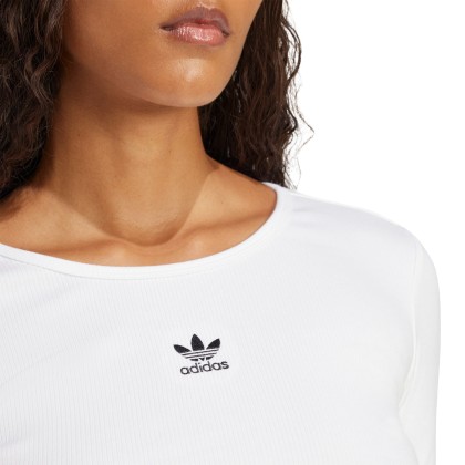 adidas Originals Longsleeve Essentials Crop White