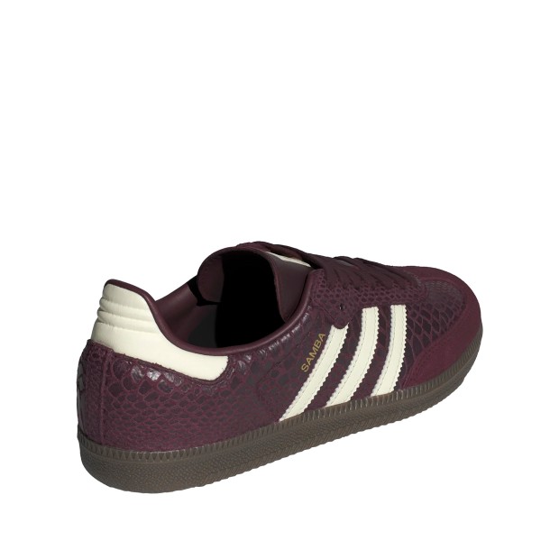 adidas Originals Samba Og W Maroon / Cream White / Gold Metallic