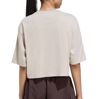 adidas Originals T-shirt Essentials Crop Stone Khaki