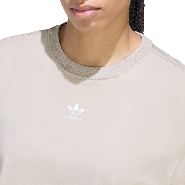 adidas Originals T-shirt Essentials Crop Stone Khaki