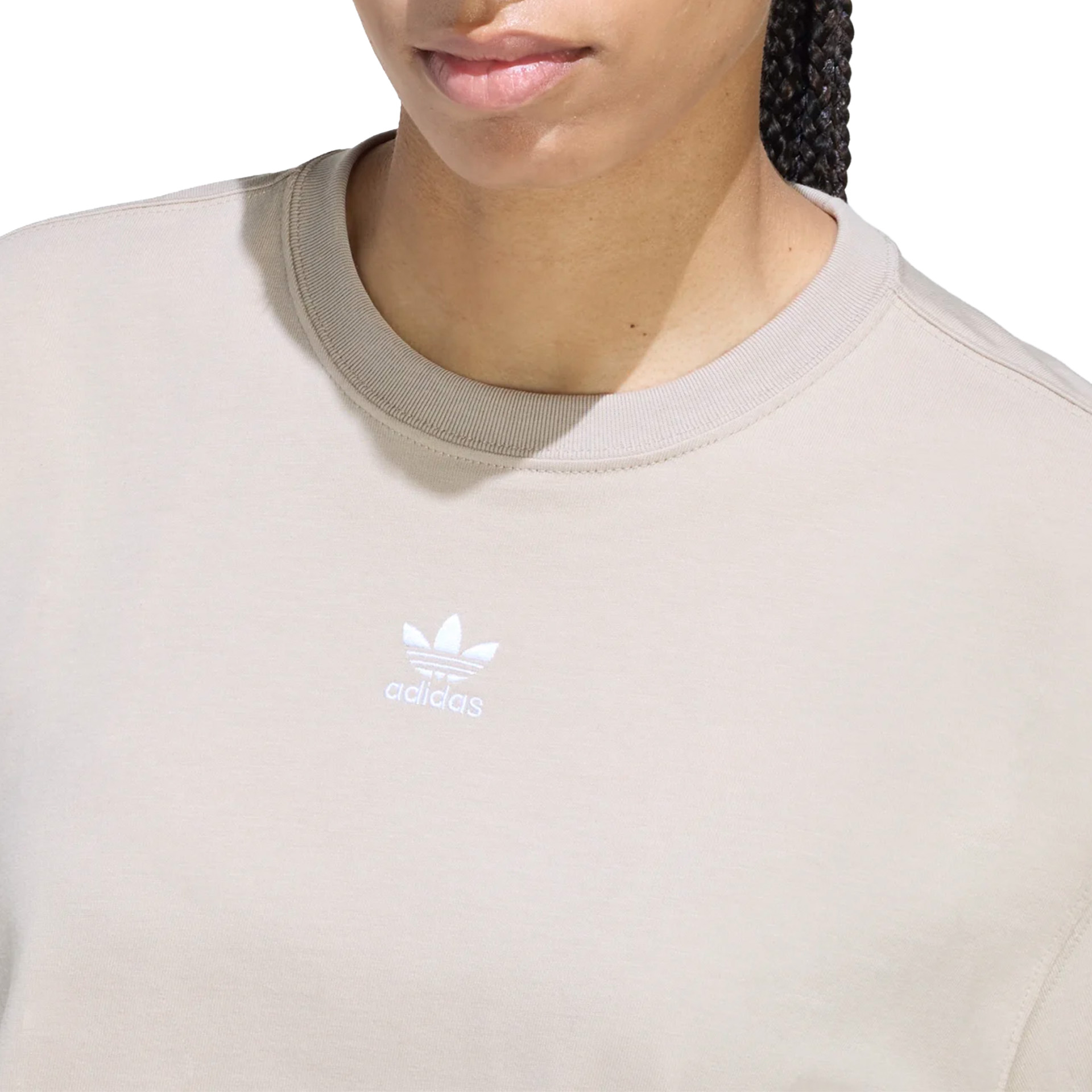 adidas Originals T-shirt Essentials Crop Stone Khaki