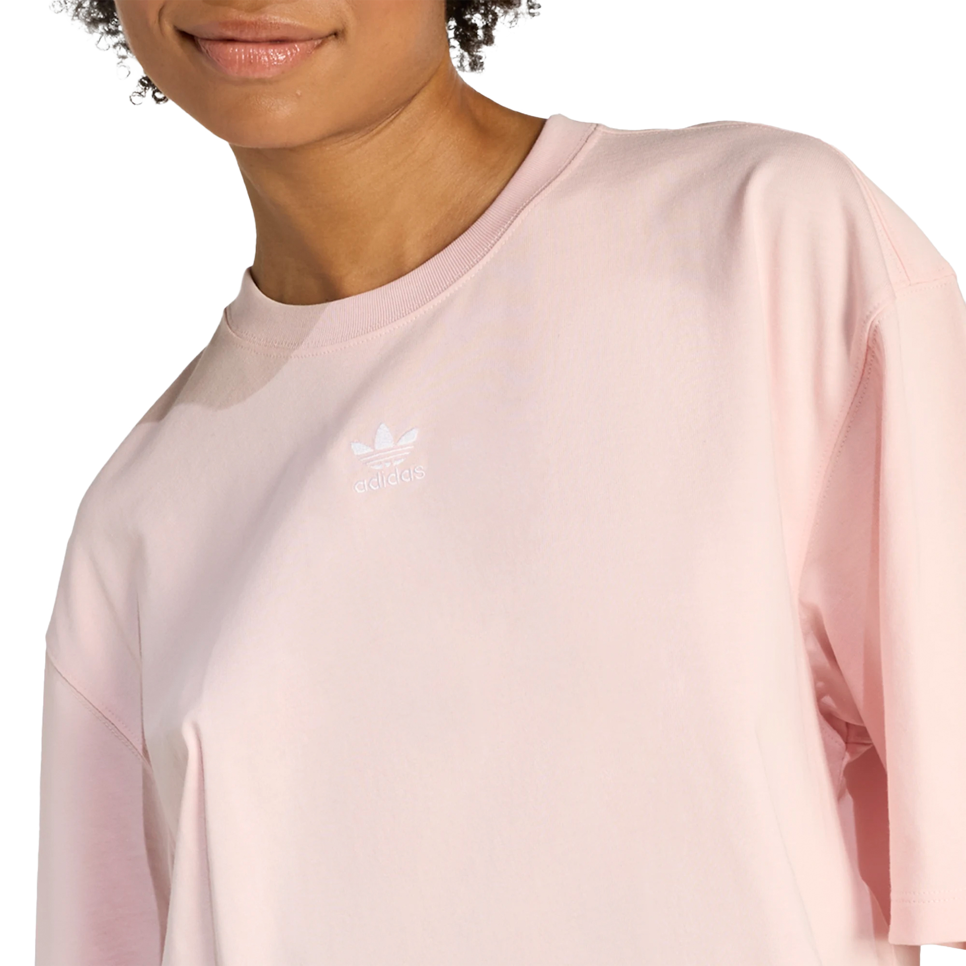 adidas Originals T-shirt Essentials Crop Sandy Pink