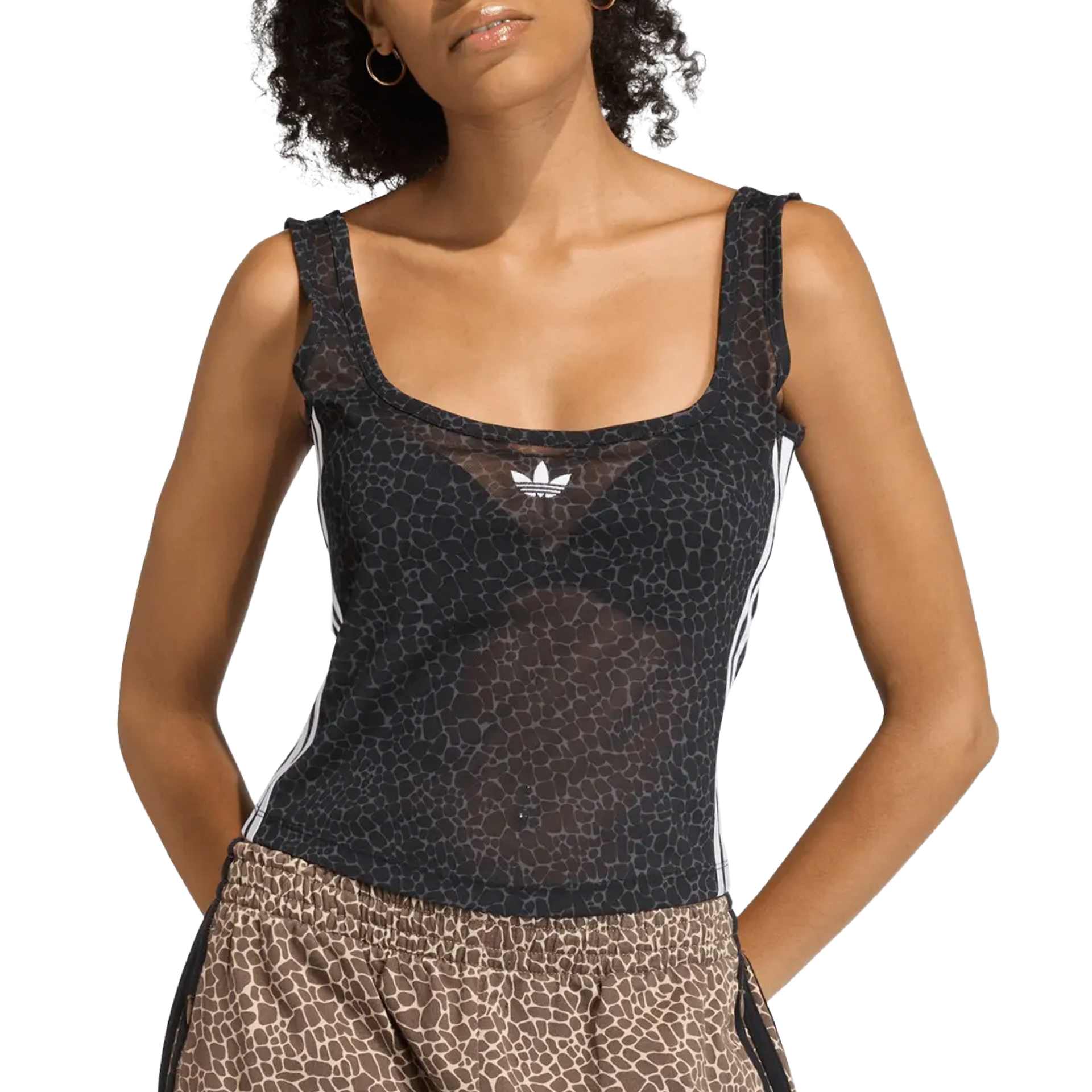 adidas Originals Top Aop Tank Black