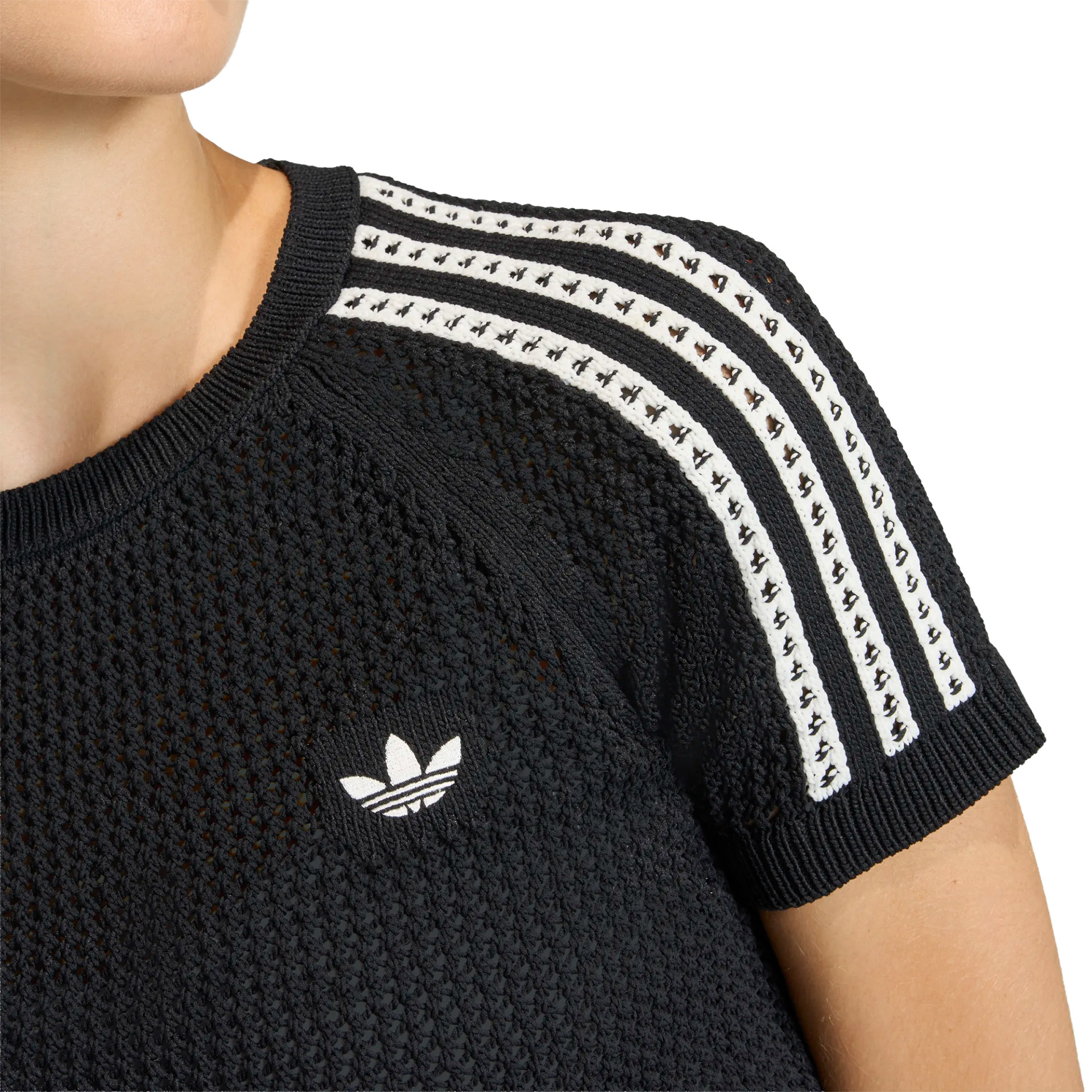 adidas Originals T-shirt Crochet Black