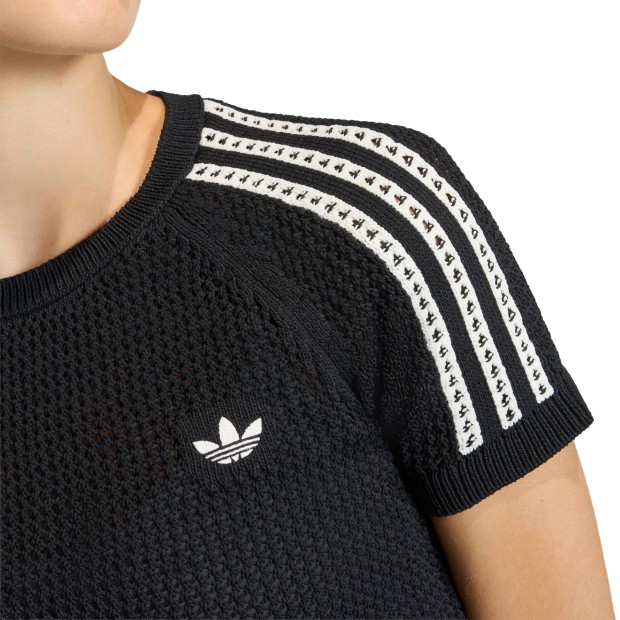 adidas Originals T-shirt Crochet Black