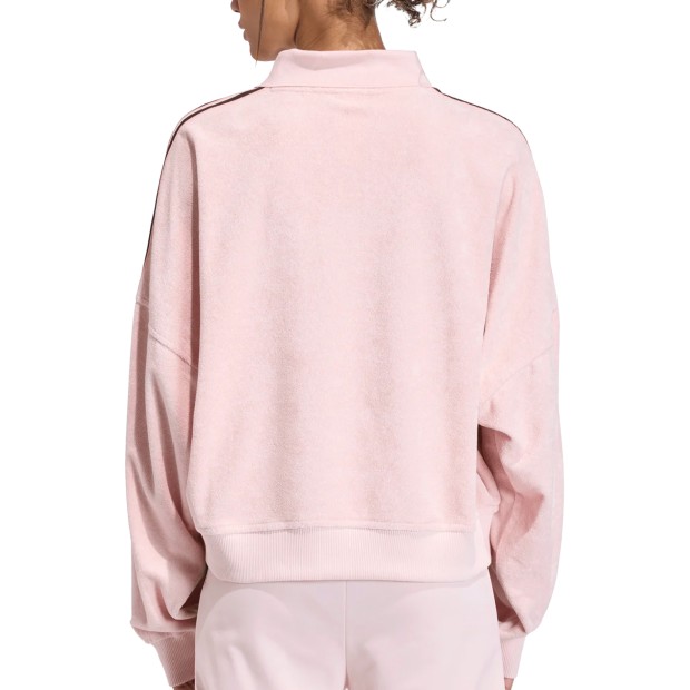 adidas Originals Sweat V Neck Sandy Pink