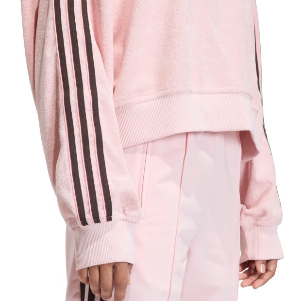 adidas Originals Sweat V Neck Sandy Pink