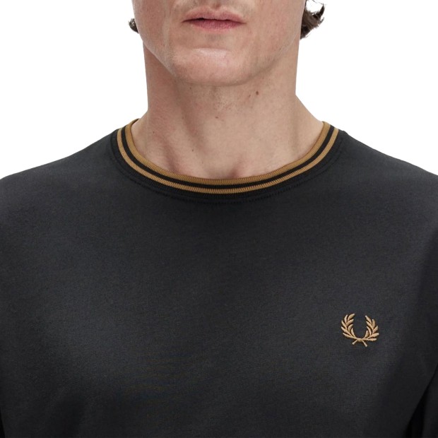 Fred Perry T-shirt M1588v-q27 Black/shadedston