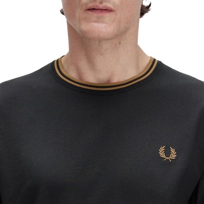 Fred Perry T-shirt M1588v-q27 Black/shadedston