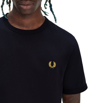 Fred Perry T-shirt Navy/honeycomb