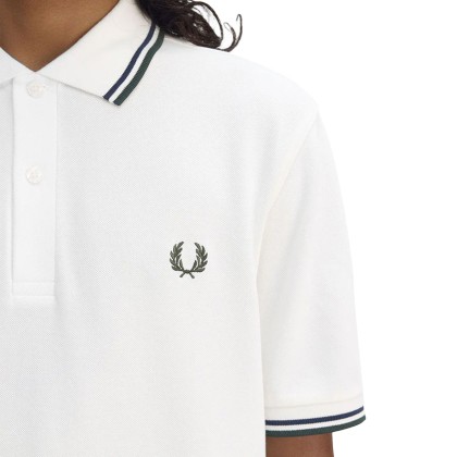 Fred Perry Polo Swhit/tnsbl/crtg