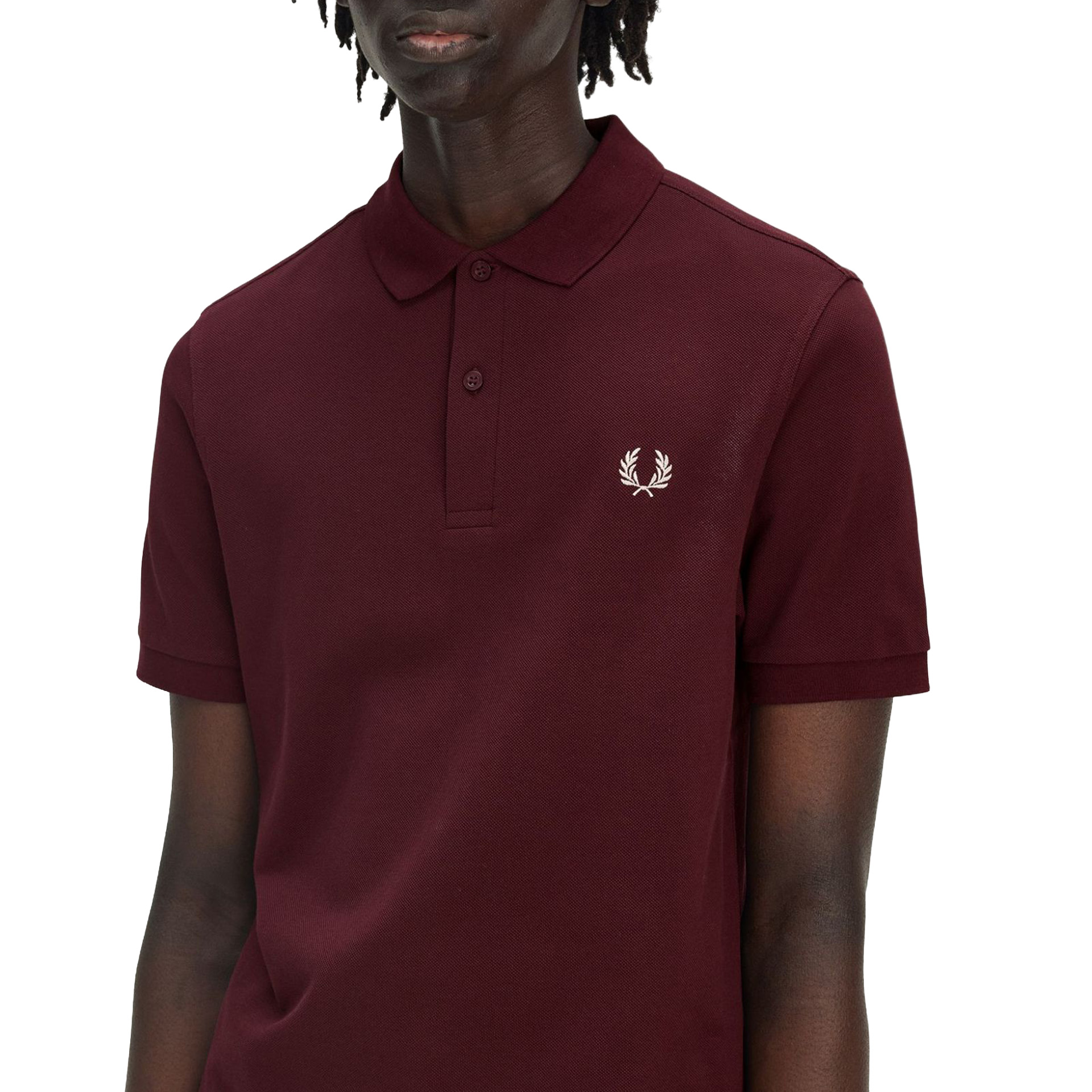 Fred Perry Polo Oxblo/ecru/tnsbl