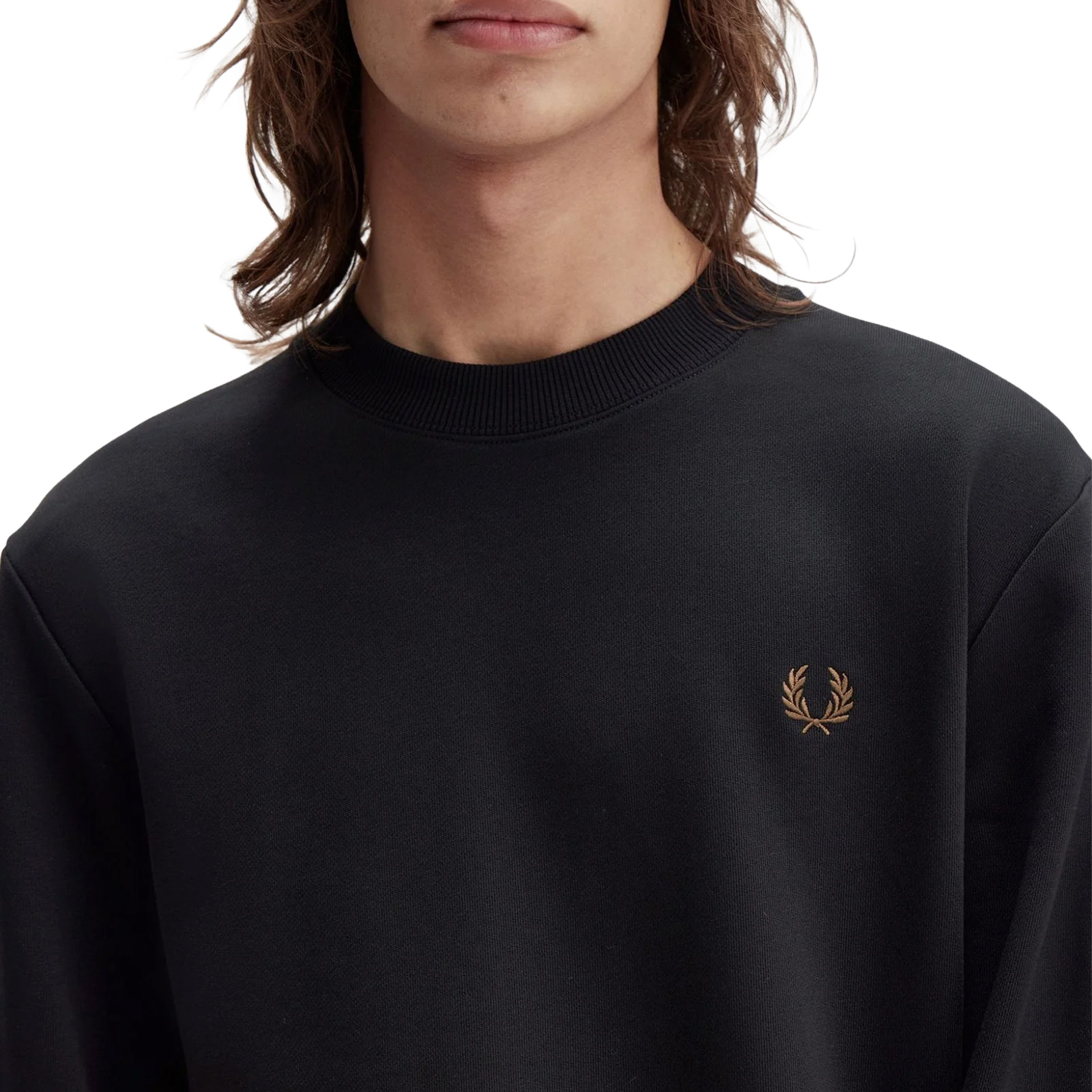 Fred Perry Sweat M7535-s77 Black/shadedston