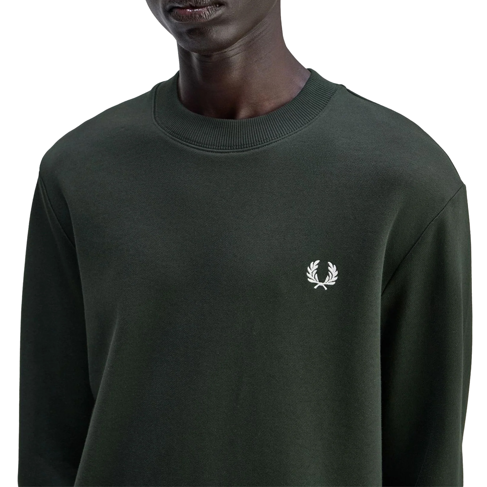 Fred Perry Sweat M7535-t50 Nightgreen/snwht