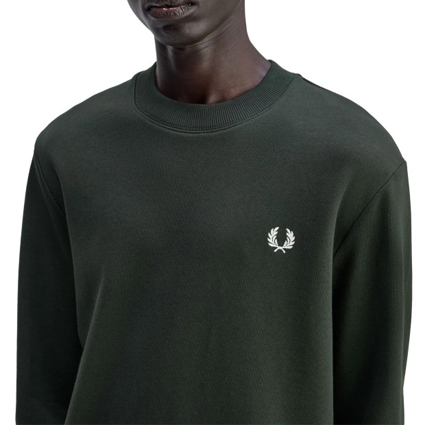 Fred Perry Sweat M7535-t50 Nightgreen/snwht