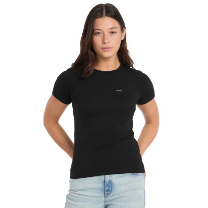 Guess T-shirt  Slim Pkt Jet Black A996