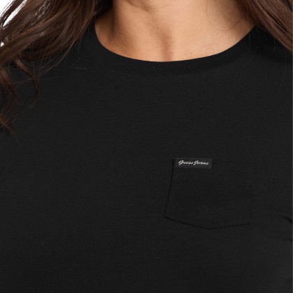 Guess T-shirt  Slim Pkt Jet Black A996