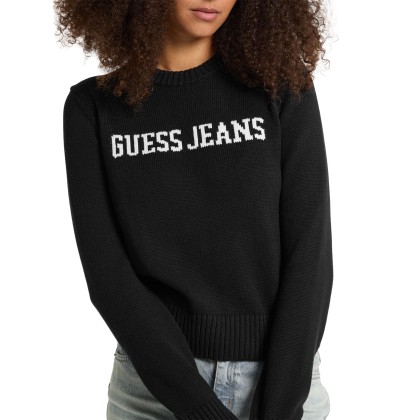 Guess Camisola  Cn Gue J Intarsia Jet Black A996