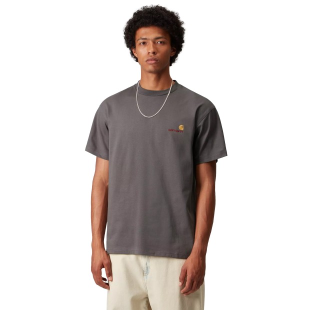 Carhartt Wip T-shirt American Script Porphyry