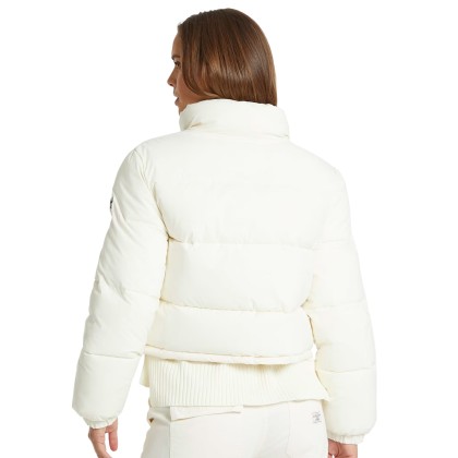 Guess Casaco Cropped Puffer Sandy Shore